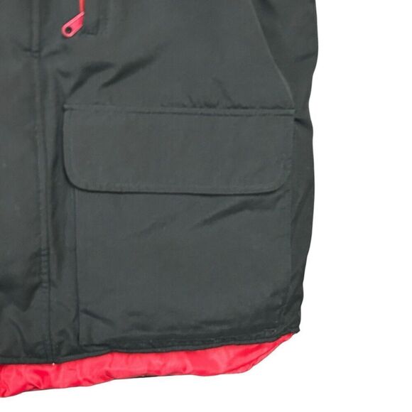 Vtg Cabelas Down Puffer Vest Mens Sz L Full Zip Pockets Black Outdoor Gorpcore - Picture 7 of 16